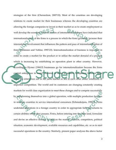 Importance of International Operations Management