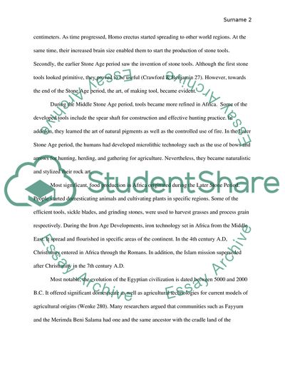 Evolutionary Theory and Traditions in Reconstruction of Africa Past