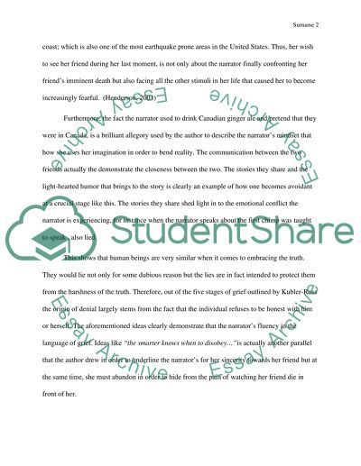 Literary Analysis by Amy Hempels. In the cemetery where AL Jolsons Buried