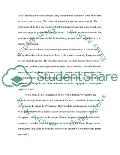 Interpretations of Tsuru no Sugomori