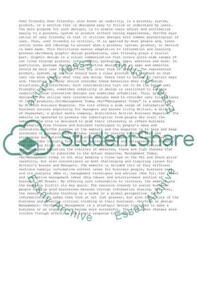 Design management/ short summaries