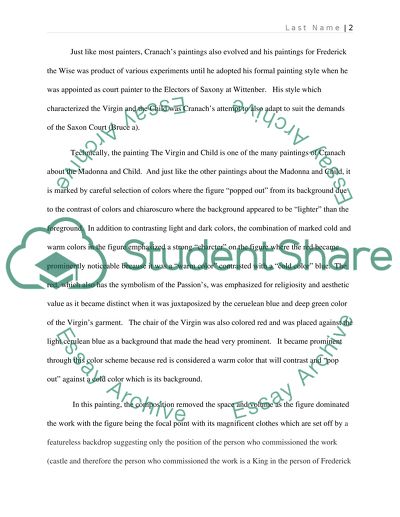 Lucas Cranachs Virgin and Child Painting