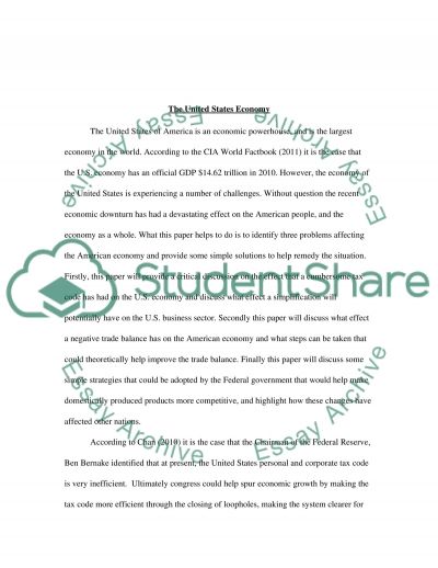 the us economy essay Gdp and the us economy: 3 ways to measure economic production by if all you remember from this essay is,. the us economy essay Gdp and the us economy: 3 ways to measure economic production by if all you remember from this essay is,.