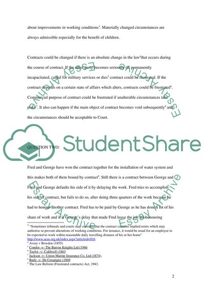 CONTRACT LAW ASSIGNMENT 4