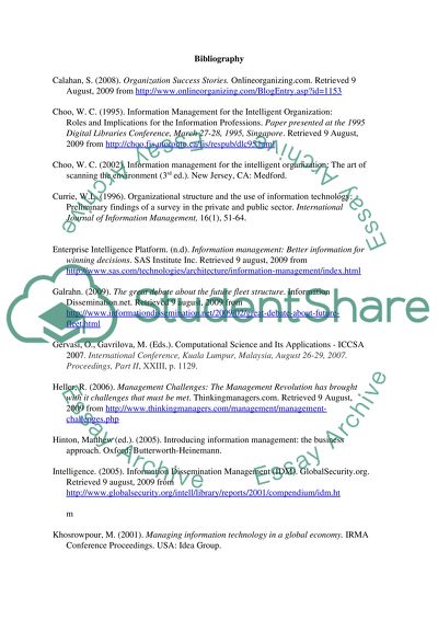 U05a1 Project - Outline and Bibliography