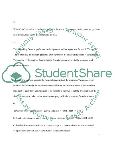ACCOUNTING FINAL EXAMANTION OF CORPORATE ANNUAL REPORT