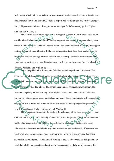 Epidemiology: read article and find criteria for causality