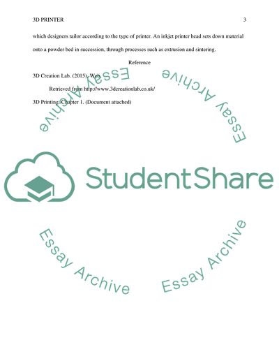 Requirements for Using 3D Printer