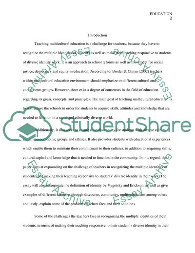 The Main Goal of Teaching Multicultural Education