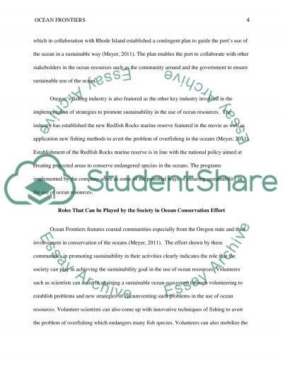 What Is Thesis In An Essay Ocean Frontiers The Dawn Of A New Era In Ocean Stewardship Essay Text Preview Essay Paper Checker also Barack Obama Essay Paper Best Ideas About Overfishing Essay A Compendium Of Essays Green Custom Writing Writers Required