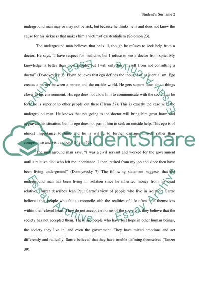 Comparing the Notes from Underground, and The Death of Ivan Ilyich