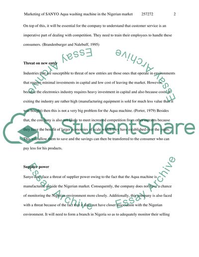 Sanyo Aqua Washing Machine in the Nigerian Market