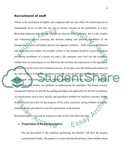 Fire Safety Awareness Program for Children