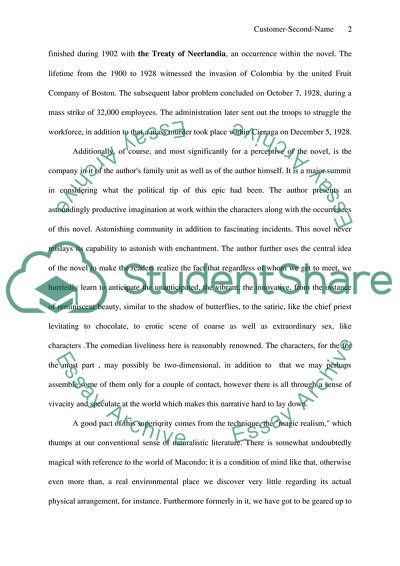 The Use of Magical Realism in One Hundred Years of Solitude