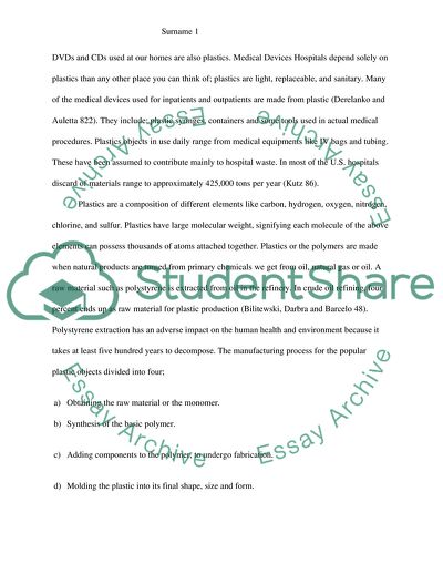 Plastics and their Human Health and Environmental Impact