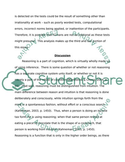 Theoretical and Empirical Evidence of Human Rationality