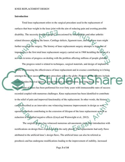 Knee Replacement Design