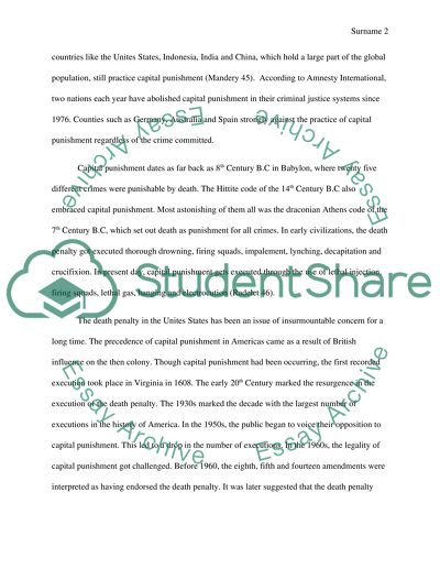 Cruel and Unusual Punishment