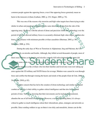 Innovation in Technologies of Killing