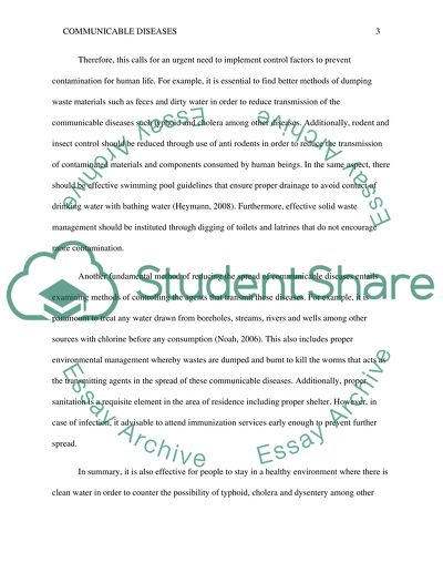 Communicable Diseases Common to Man and Animals