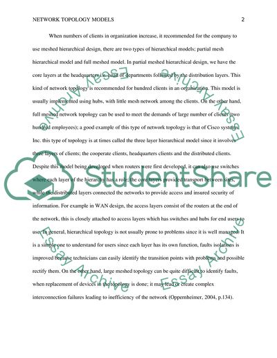 Network Topology Design