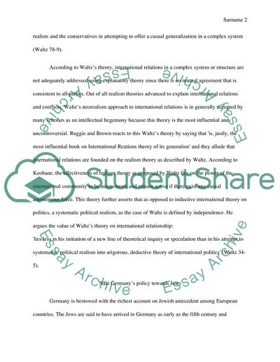 Waltzs Systematic Theory