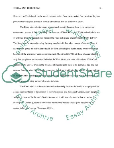 Security and terrorism