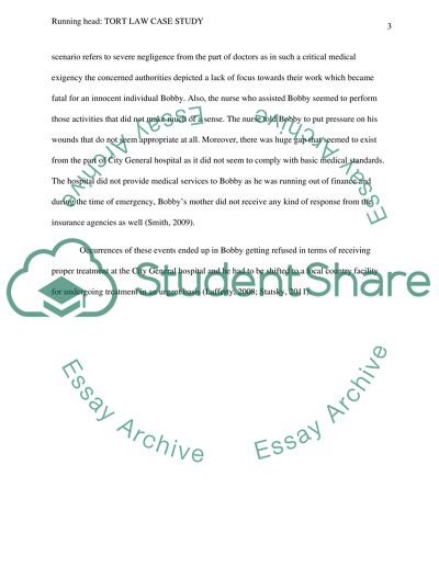 Evaluation of the Potential Liability