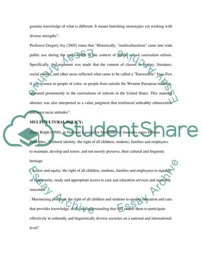 Notions of Race Have Significantly in Formed the Developments of Social Policy