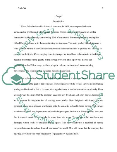 Etihad Cargo Carriers