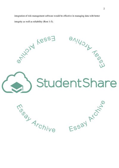 Risk Management Tools