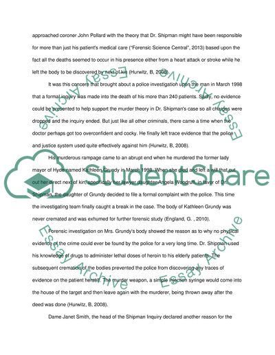 Harold Shipman (aka Dr. Death)