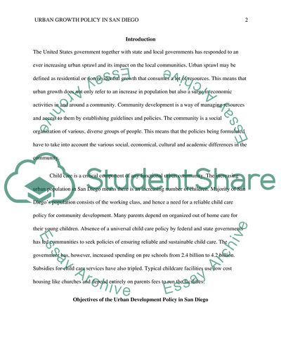 Urban Sprawl and its Impact on the Local Communities