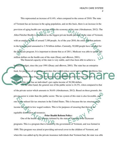 Public Finance in the Health Care System