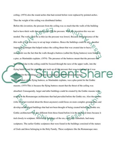 Analysis of the European Culture Found in the Gothic Era