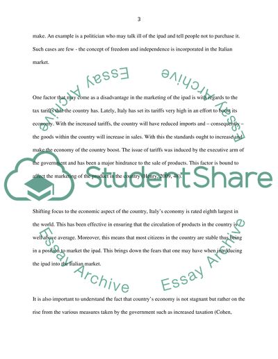 The Hospitality Industry in Italy