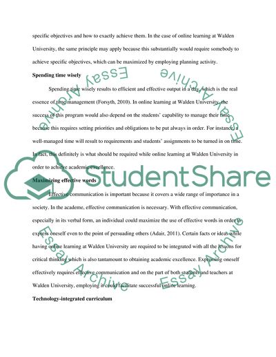 Strategies for Online Success