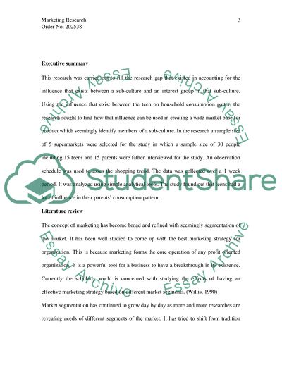 Influence of Teens on Household Consumption