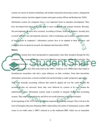 Information Systems Trends