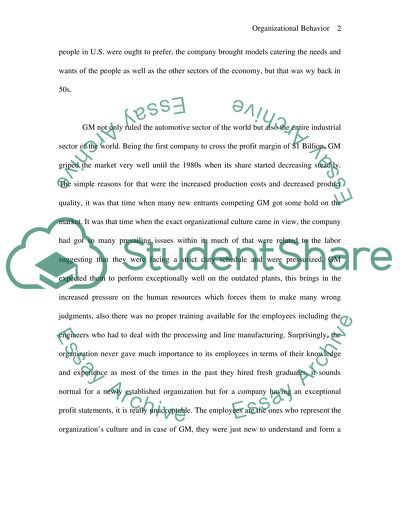 Trying To Do The Impossible At GM