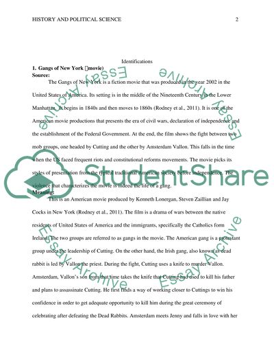 Identifications: Gangs of New York and Liberalism and American Conservatism