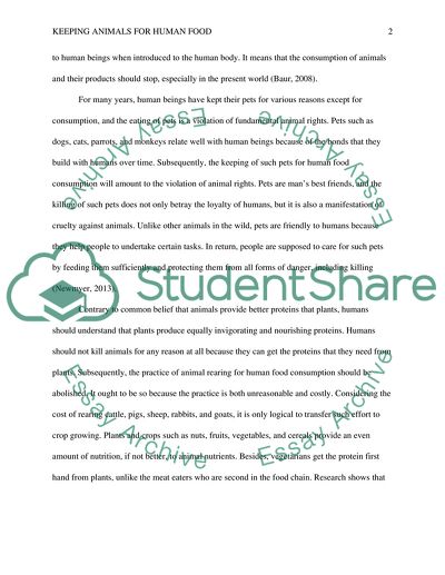 Harms In Keeping Animals for Human Food Consumption