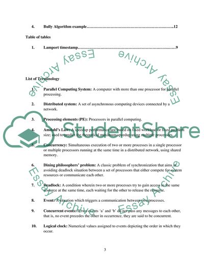 Distributed and Parallel Systems