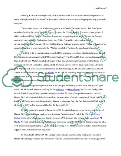 The Role of the Central Intelligence Agency