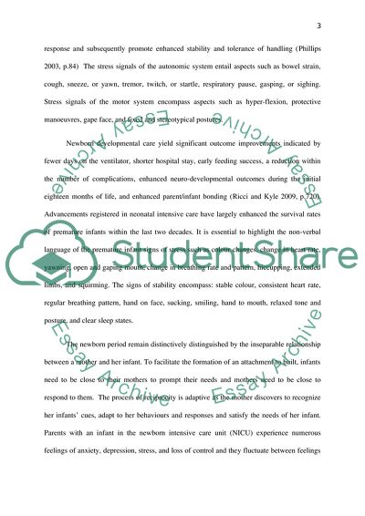 The Nursing and Medical Management of Infants and Families