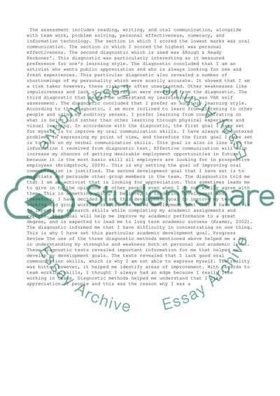 Professional Development Plan