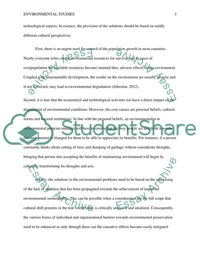 Environmental studies