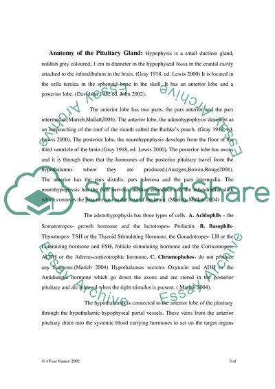 Nursing Care of Transsphenoidal Hypophysectomy