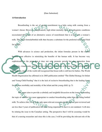 Nourishing the Child