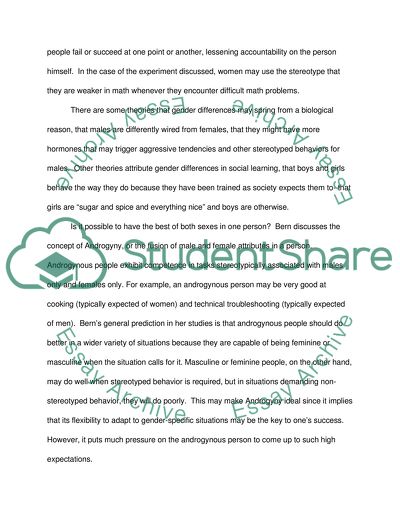 Assignment 4 women psy